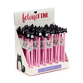 Caneta com Detalhe - Gato Feline Fine