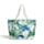 Saco de praia Palmeiras e mini bolsa com fecho