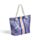 Saco de praia Mandala azul e mini bolsa com fecho