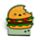 Set de marcadores magnéticos para livros Foodiemals Fast Food