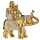 Porta-Chabes Buda sentado em elefante (gliter)