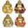 Mini Buda Chinês da sorte brilhante e risonho 8cm