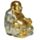 Mini Buda Chinês da sorte brilhante e risonho 8cm