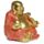 Mini Buda Chinês da sorte brilhante e risonho 8cm