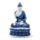 Buda tailandês Lotus branco e azul