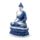 Buda tailandês Lotus branco e azul