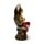 Buda tailandês sentado no lótus Vermelho e dourado 