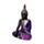 Buda tailandês meditação púrpura e preto