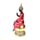 Iluminação Buda tailandês vermelho, preto e dourado