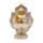 Buda tailandês sentado com efeito arenito e ouro