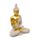 Buda meditação tailandesa com efeito arenito e ouro
