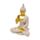 Buda meditação tailandesa com efeito arenito e ouro