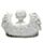 Suporte para velas Querubim branco