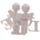 Casal de Querubins com letras LOVE