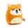 Brinquedo Peluche Squidglys Shuggs o Shiba Inu Adoramals