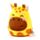 Brinquedo Peluche Squidglys Raffi a Girafa - Adoramals selvagem