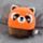 Brinquedo Peluche Squidglys Panda Vermelho - Adoramals selvagem