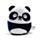 Brinquedo Peluche Squidglys Susu o Panda - Adoramals selvagem