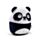 Brinquedo Peluche Squidglys Susu o Panda - Adoramals selvagem