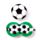 Almofada de Viagem e máscara para dormir Relaxeazzz Futebol