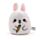Brinquedo Peluche Squidglys Adoramals Frances o Coelho
