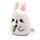 Brinquedo Peluche Squidglys Adoramals Frances o Coelho