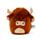 Brinquedo Fofinho Squidglys Highland Coo 