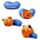 Almofada de viagem e brinquedo 2 em 1 Swapseazzz Adoramals Peixe-palhaço