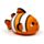 Almofada de viagem e brinquedo 2 em 1 Swapseazzz Adoramals Peixe-palhaço