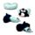 Almofada de viagem e brinquedo 2 em 1 Swapseazzz  Adoramals Pinguim