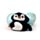 Almofada de viagem e brinquedo 2 em 1 Swapseazzz  Adoramals Pinguim