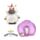 Almofada de viagem e brinquedo 2 em 1 Swapseazzz  Adoracorns Unicórnio