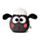 Brinquedo Peluche Squidglys Kawaii Shaun a Ovelha