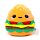 Brinquedo Fofinho Squidglys Foodiemals Hammy o hambúrguer