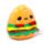Brinquedo Peluche Squidglys Foodiemals Hammy o hambúrguer