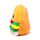 Brinquedo Peluche Squidglys Foodiemals Hammy o hambúrguer