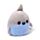 Brinquedo Peluche Squidglys Adoramals Archie o tubarão 