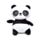 Almofada de viagem e brinquedo 2 em 1 Swapseazzz  Susu o Panda