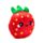 Brinquedo Peluche Squidglys Foodiemals Elidi, o morango 