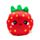 Brinquedo Peluche Squidglys Foodiemals Elidi, o morango 