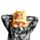 Almofada de viagem memory foam com capuz Hoodeazzz Raffi a Girafa