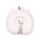 Almofada de viagem memory foam com capuz Hoodeazzz Adoracorns Astra o Unicórnio