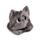 Almofada de viagem memory foam com capuz Hoodeazzz Beans & Co Pepper o Gato