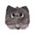 Almofada de viagem memory foam com capuz Hoodeazzz Beans & Co Pepper o Gato