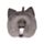 Almofada de viagem memory foam com capuz Hoodeazzz Beans & Co Pepper o Gato