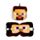 Almofada de Viagem e Máscara de Dormir Relaxeazzz Minecraft Steve 