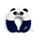 Almofada de Viagem com Memória em Pelúcia Relaxeazzz Adoramals Panda