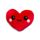 Brinquedo Peluche Squidglys J'Adoramals Heart Coração Vermelho
