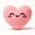 Brinquedo Fofinho Squidglys J'Adoramals Heart Coração Rosa