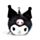 Almofada de Viagem e máscara para dormir Relaxeazzz Kuromi Hello Kitty 